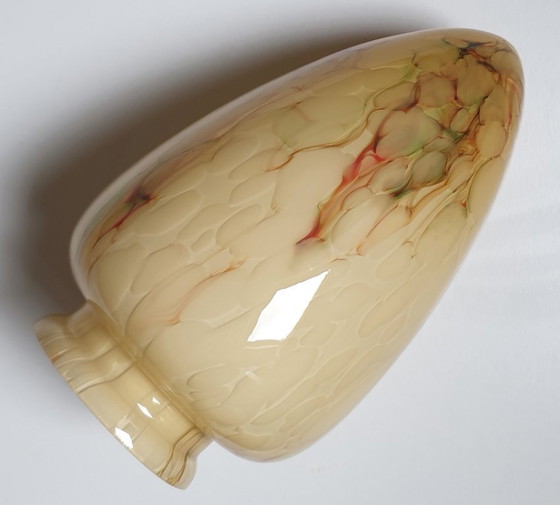 Image 1 of Art-Deco-Wandleuchte aus Opalglas