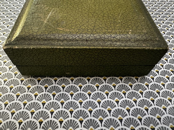 Image 1 of Posate da insalata in argento e dorate in stile Art Nouveau