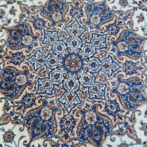 Large Oriental Rug | Hand-Knotted Wool & Silk on Cotton | Floral Pattern | 190 × 127 in – Rugs & carpets (photo 10 of 12)