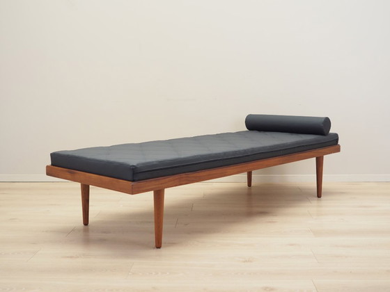 Image 1 of Cama de día de teca, diseño danés, años 70, producción: Dinamarca