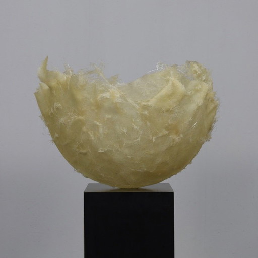 Grand bol décoratif en fibre de verre, 20e siècle