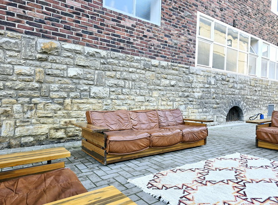 Image 1 of Hämeen Kalustaja 70s bancs canapé ensemble canapé vintage 