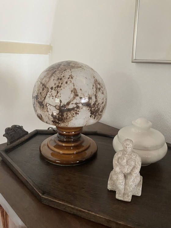 PAN Ceramic Marbled Table Lamp – PAN Keramik, Glass (photo 5 of 15)