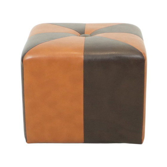 Image 1 of Poggiapiedi quadrato vintage Skai