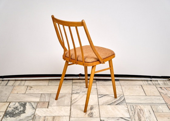 Image 1 of Set van 3 eetkamerstoelen van A. Suman, jaren 60, Tsjechoslowakije