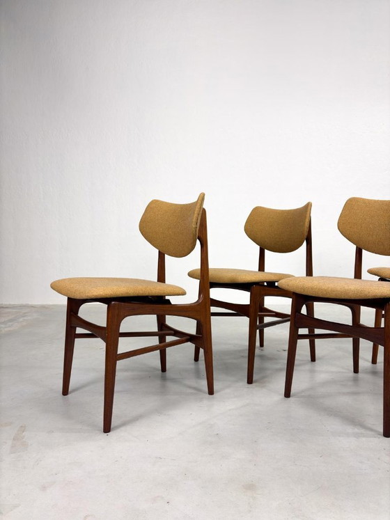 Image 1 of Ensemble de chaises à manger 'Hamar' par Louis van Teeffelen