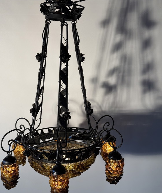 Image 1 of Kroonluchter Murano 1950/60