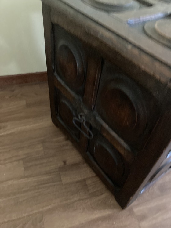 Coffre à couvertures ancien – Armoires de rangement, Wood, Metal (photo 4 of 6)