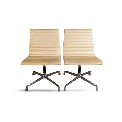 Ensemble de 2 chaises Herman Miller EA 106 originales, chaise Charles Ray Eames
