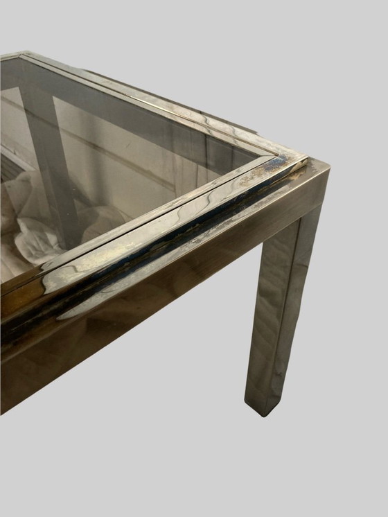 Image 1 of Vintage Chrome Coffee Table