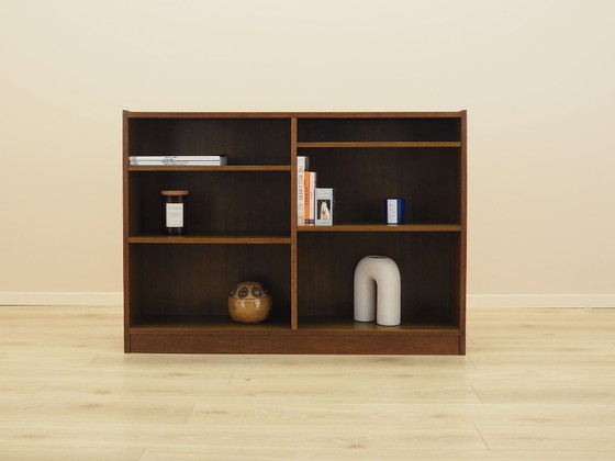 Libreria danese in impiallacciatura di noce con ripiani regolabili, forma bassa mid-century – Librerie, Wood (photo 3 of 8)