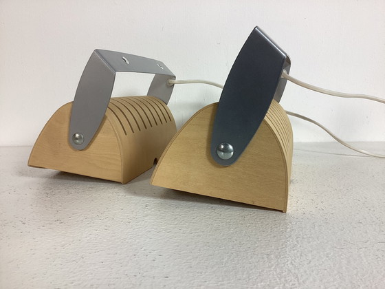 Image 1 of 2 IKEA plywood Strimma vintage design wandlampen 