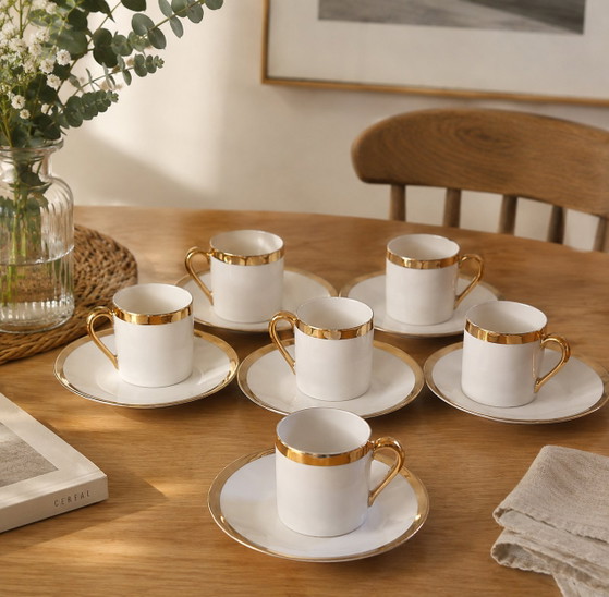 Image 1 of Porseleinen koffiekopjes