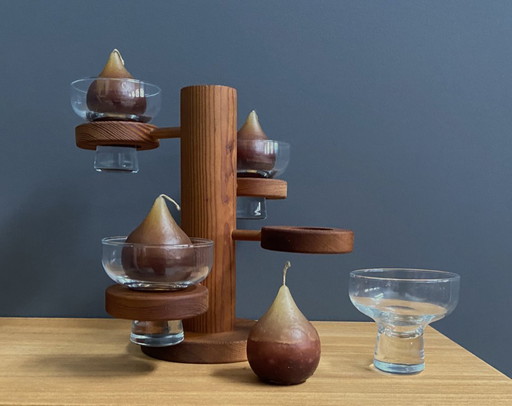 Bougeoir Harlyk Denmark années 1970