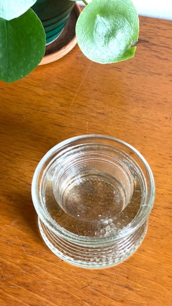 Image 1 of Vintage Glass Paperweight Trinket Tray