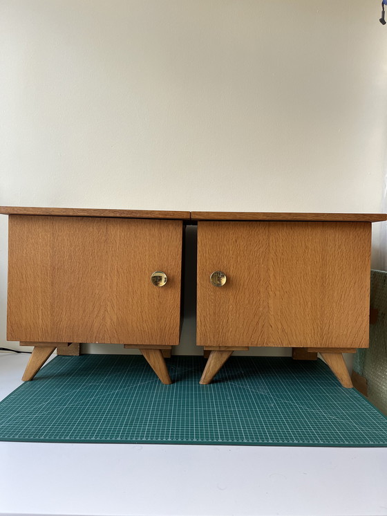 Image 1 of Vintage Nachtkastjes Mid Century