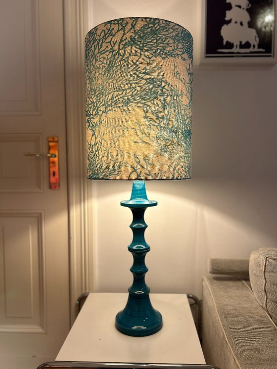 Image 1 of Lampe en céramique ouest-allemande en forme de pagode, années 1970