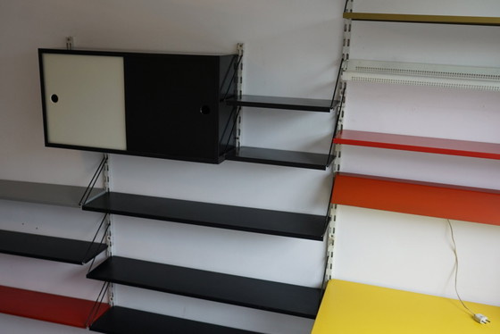 Image 1 of Mueble de pared Pilastro completo, diseñado por Tjerk Reijenga (décadas de 1950 y 1960)
