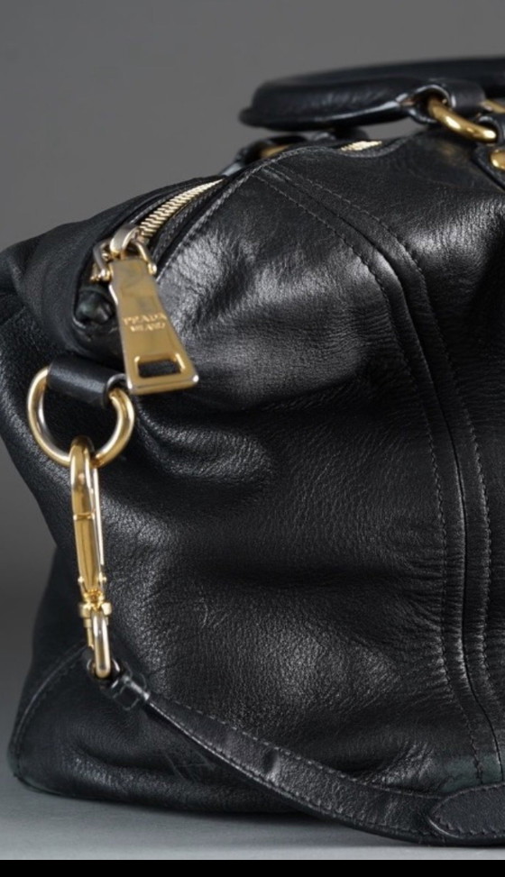 Prada Vitello Daino Ledertasche – Tote Taschen, Leather (photo 8 of 9)