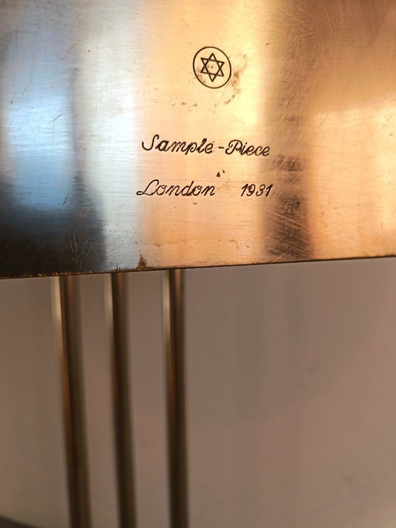 Image 1 of Lampe de table Bauhaus, prototype - Londres 1931. Design de Marcel Breuer ?