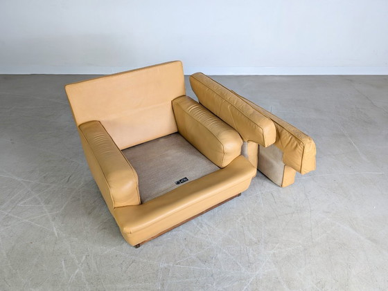 Image 1 of Originele Midcentury fauteuil Arne Norell fauteuil Mexico leer