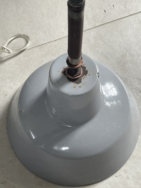 Image 1 of Emaille industriële lamp 
