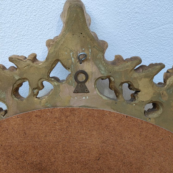 Image 1 of Grand miroir sur pied de style baroque et rococo, miroir de cheminée