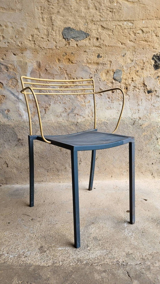 Poltrona Piccolo di Pascal Mourgue per Fermob, anni '90 – Sedie da ufficio, Metal, Modern (photo 11 of 11)