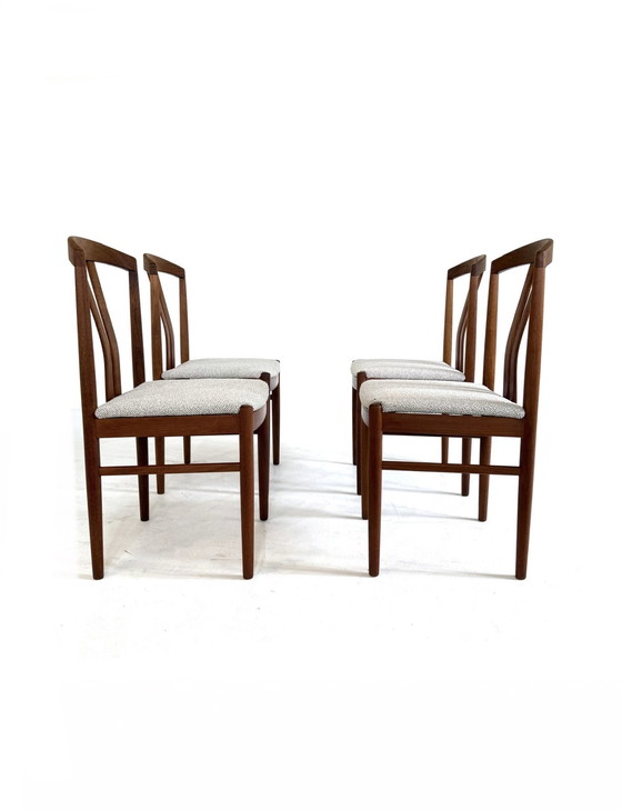 Image 1 of 4x vintage dining chair, Carl Ekstrom, Albin Johansson & søner '60