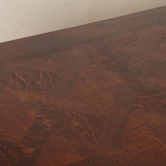 Image 1 of Extendable dining table, French work from the 1940s