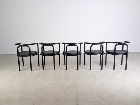 Image 1 of 5x Original Locus Solus Chairs Poltronova Gae Aulenti Metal design