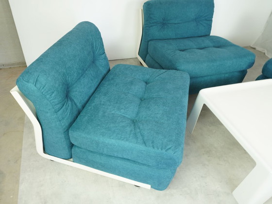 Image 1 of Ensemble fauteuil et table basse Amanta de Mario Bellini, design vintage années 60