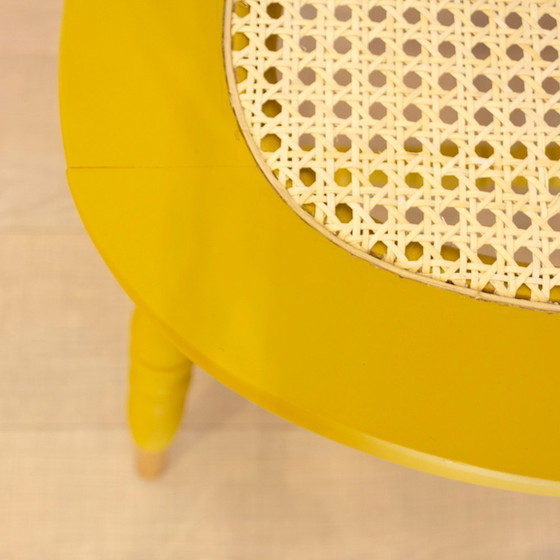 Image 1 of Eichenholz-Gittersitzstuhl, Spanien, 1950er Jahre