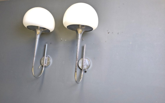 Image 1 of Italienische Mid-Century-Wandlampen von Goffredo Reggiani für Reggiani – 2er-Set
