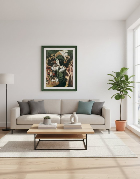 Image 1 of Kirchner, Ernst Ludwig - La Dame Verte au Café du Jardin - Estampe