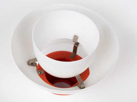 Paire de 2 Suspensions Vintage Danoises PH 4/3 par Poul Henningsen, Louis Poulsen, 1966 – Aluminium (photo 8 of 11)