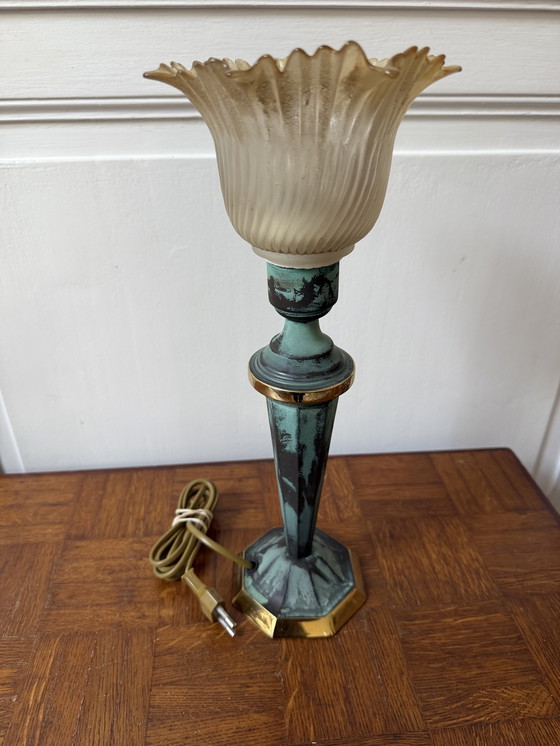 Image 1 of Art Deco Tulip Lamp