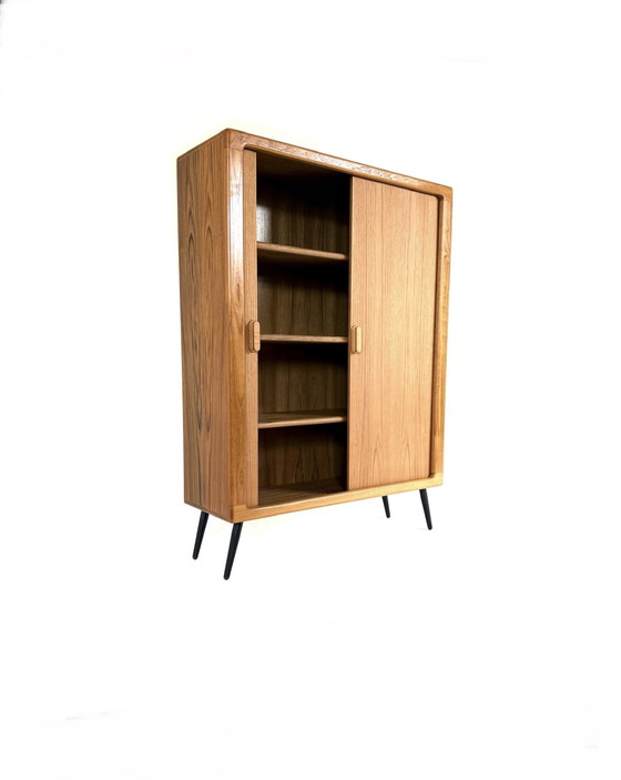Image 1 of Vintage teakhouten highboard, Silkeborg Møbelfabrik ‘70