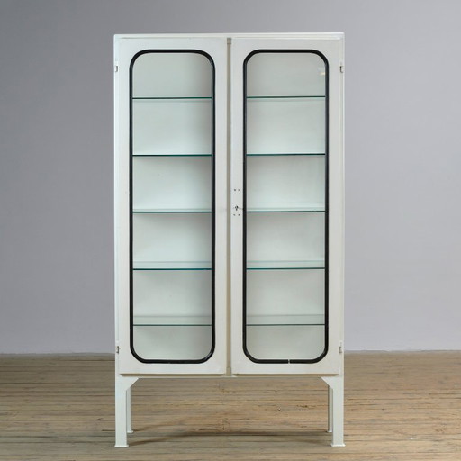 Mobile medico vintage, anni '70 – vitrinekasten, Glass, Metal (photo 2 of 9)
