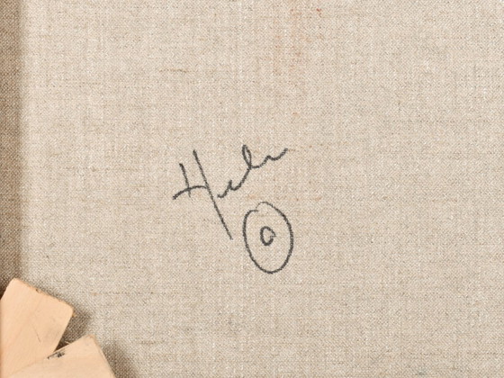 Image 1 of Helen Nieuwendijk (1946) - Anderzijds - 2000 - Acrylic on canvas - 73 x 73 cm