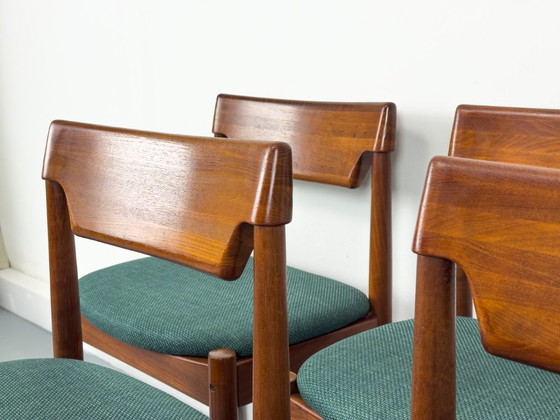 Teak Dining Chairs from Glostrup Møbelfabrik, 1960s, Set of 6 – Esszimmerstühle, Wood (photo 11 of 15)