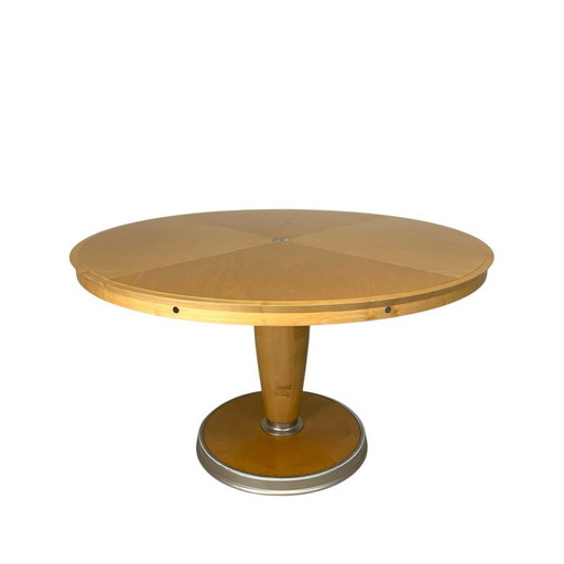 Isa Dining Table by Chi Wing Lo for Giorgetti, 130 cm, 90s