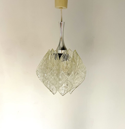 Lucite Pendant Lamp, Marbach Leuchten