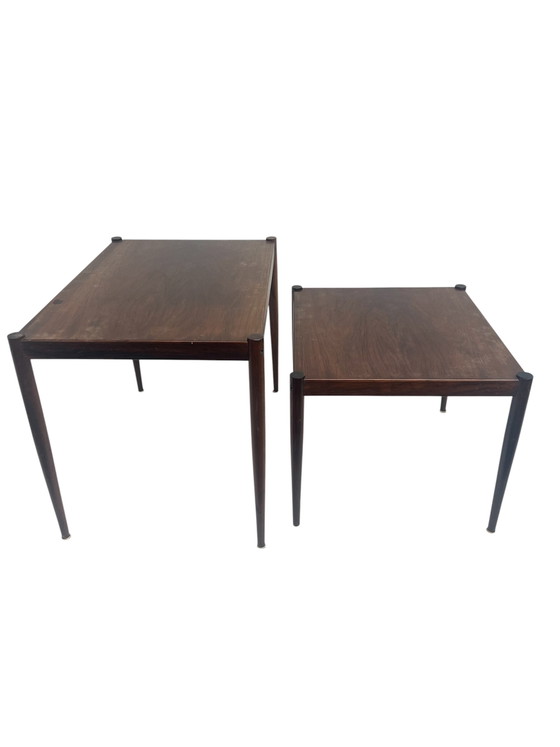 Image 1 of Retro jaren 60 Scandinavische bijzettafels