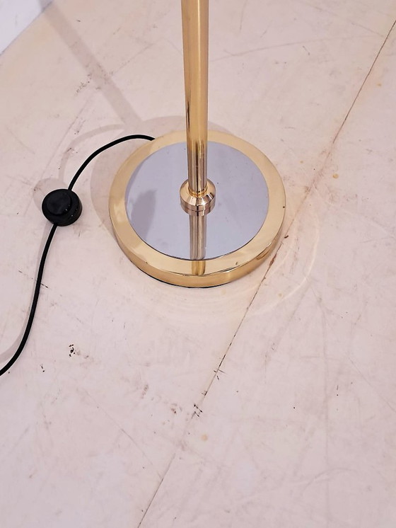 Image 1 of Gino Sarfatti-style floor lamp with 9 lights.