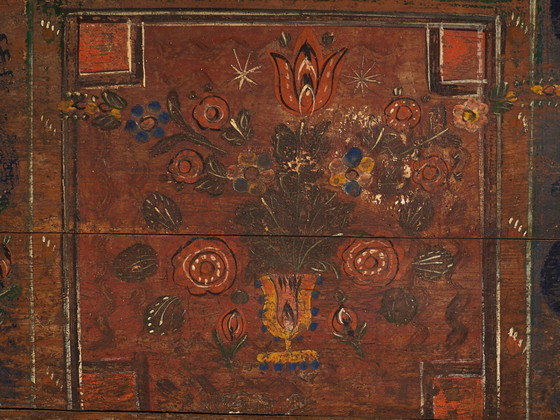 Antike Truhe mit Blumenmotiven (ca. 1920) #39 – Aufbewahrungsschrank (photo 39 of 40)