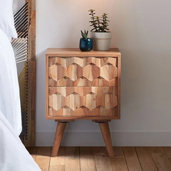 Image 1 of 2 maal Kave Home Khaleesi nachtkastjes