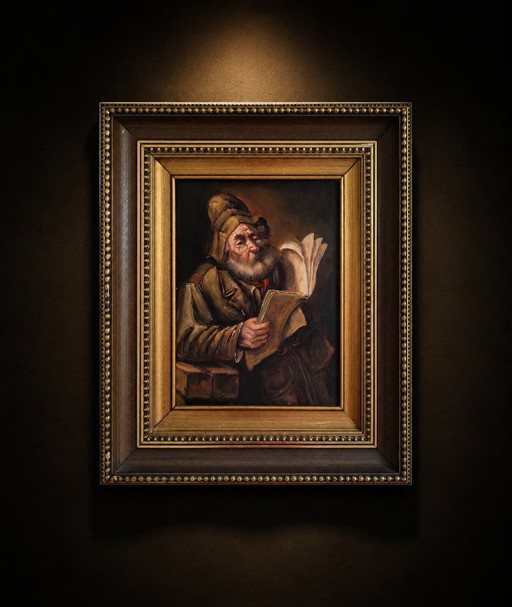 The Reader – schilderijen tekeningen, Canvas
