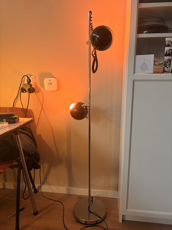 Space age eyeball vloerlamp stalamp – Vloerlampen, Metaal, Kunststof (photo 3 of 8)