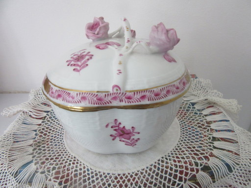 Herend Bonbonniere Jewel Box 6000/AP Apponyi Lampone Cinese